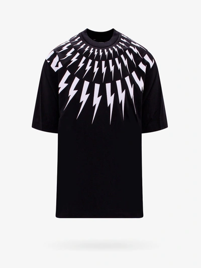 Neil Barrett Crewneck T-shirt In Black