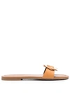 See By Chloé Chany Signature Logo Sandals Women In 533 Cuoio