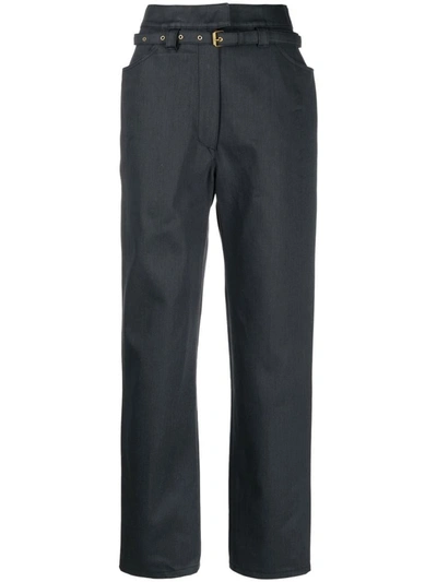 Veronique Leroy Véronique Leroy Carrot Trousers In 86 Slate