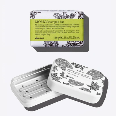 Davines Momo Shampoo Bar And Case Set