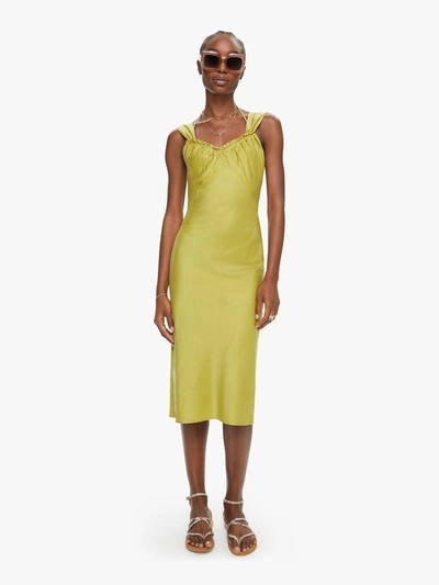 Noam Cinda Dress Chartreuse In Multi