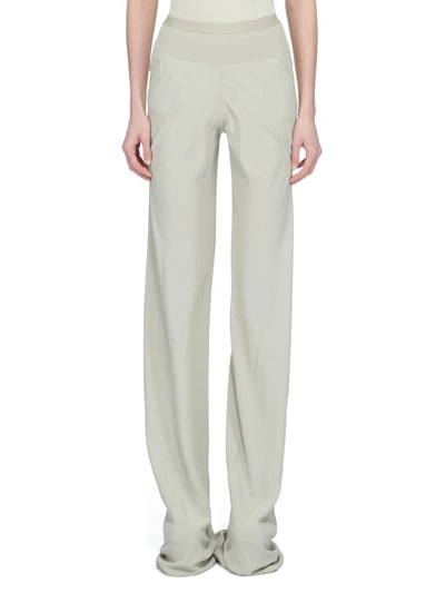 Rick Owens Women Bias Pants In 08 Pearl