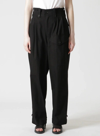 Y's Womens U-left Pocket Pants In 3 Black