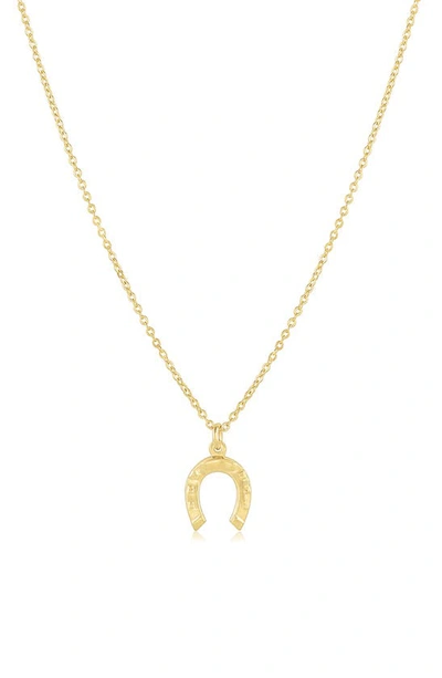 SET & STONES SET & STONES COLT HORSESHOE PENDANT NECKLACE