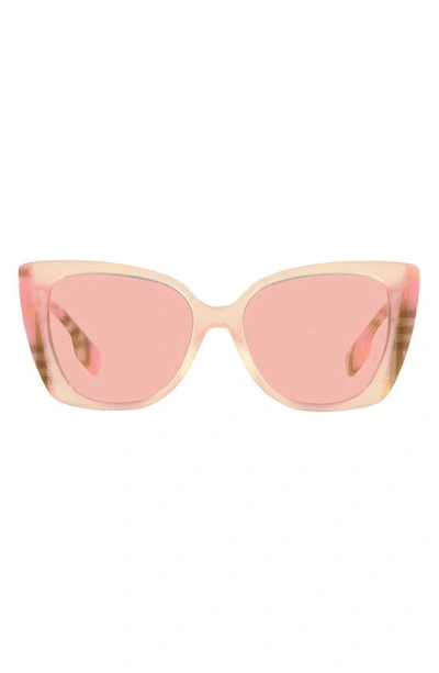 Burberry Woman Sunglass Be4393 Meryl In Pink