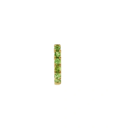 Roxanne First Green Garnet Huggie