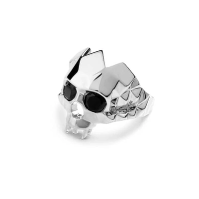 Gucci Vampire Skull Ring Silver