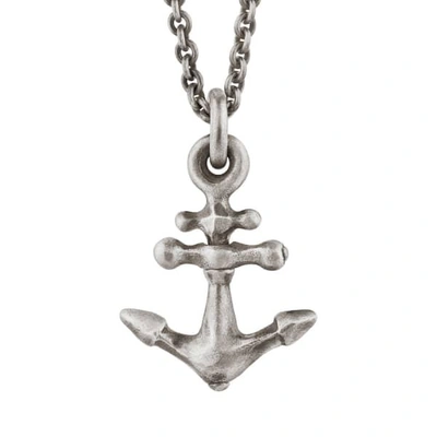 Gucci Anchor Pendant In Sterling Silver