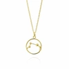 Yasmin Everley Jewellery Aries Astrology Necklace In 9ct Gold