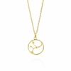 Yasmin Everley Jewellery Virgo Astrology Ring In 9ct Gold