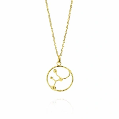 Yasmin Everley Jewellery Virgo Astrology Ring In 9ct Gold