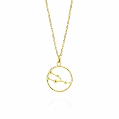 Yasmin Everley Jewellery Taurus Astrology Necklace In 9ct Gold