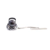 Gucci Shark Jawbone And Pearl Tie Pin  Silver