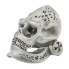 GUCCI SKULL RING WITH HINGED JAW IN STERLING SILVER