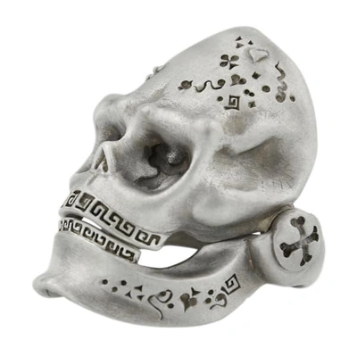 Gucci Skull Ring With Hinged Jaw In Sterling Silver