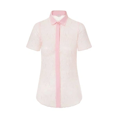 Gucci Pale Pink Lace Shirt