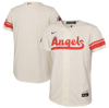 Nike Youth  Cream Los Angeles Angels 2022 City Connect Replica Team Jersey In Cream