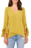 VINCE CAMUTO VINCE CAMUTO FLUTTER SLEEVE TUNIC