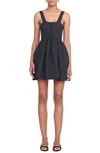 Staud Mini Sutton Dress In Black