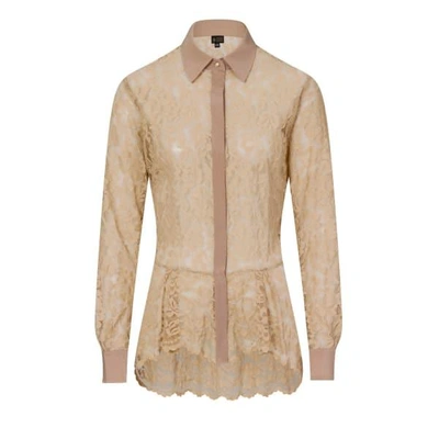 Gucci Beige Lace Shirt