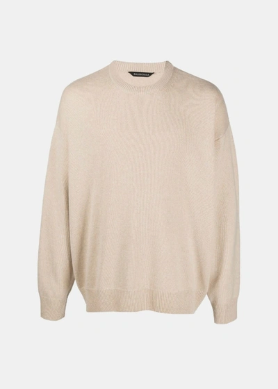 Balenciaga Beige Cashmere Sweater