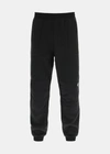 The North Face Denali Fleece And Shell Track Pants In Tnf Black