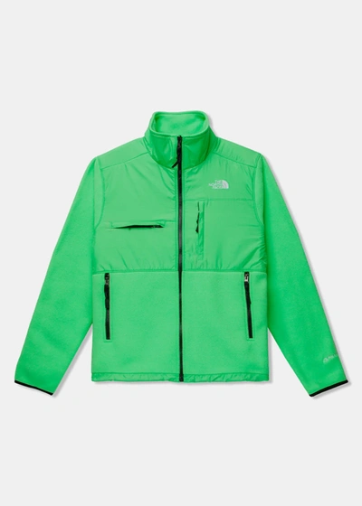 The North Face Green Denali Jacket In Chlorophyll Green