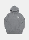 The North Face Grey Box Nse Hoodie In Black