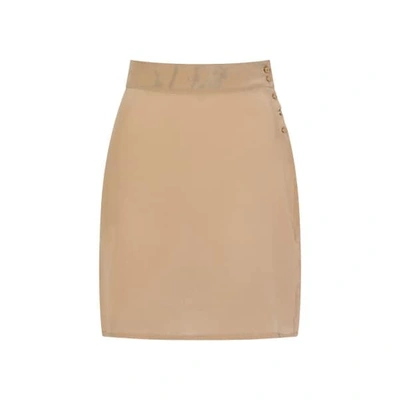 Gucci Beige Silk Skirt