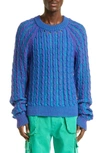 AGR SERENITY MIXED STITCH MOHAIR BLEND SWEATER