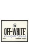 OFF-WHITE LOGO PATCH CARD CASE