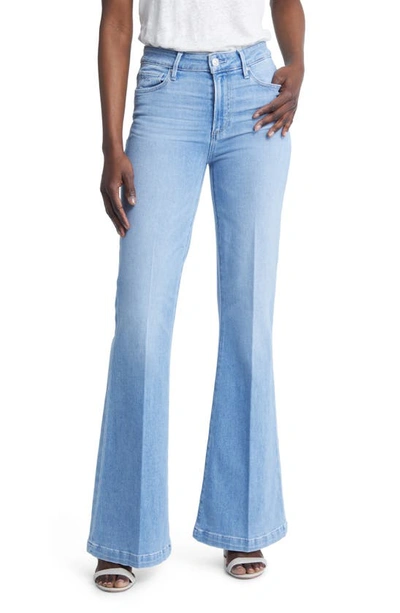 Paige Genevieve High-rise Flare Jeans In Nocolor