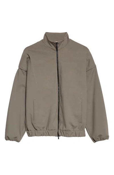 Fear Of God Eternal Tricot Track Jacket In Dusty Concrete