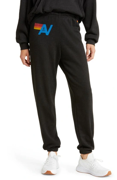 Aviator Nation Av Sweatpants In Black