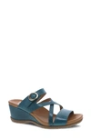 DANSKO ANA ASYMMETRIC STRAPPY WEDGE SANDAL