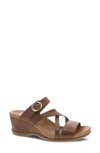 DANSKO ANA ASYMMETRIC STRAPPY WEDGE SANDAL