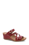 DANSKO ANA ASYMMETRIC STRAPPY WEDGE SANDAL