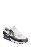 Nike Air Max 90 Sneaker In Flat Pewter/ White/ Black