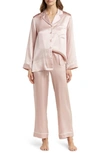 Papinelle Silk Pajamas In  Pink