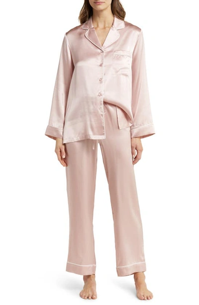 Papinelle Silk Pyjamas In  Pink