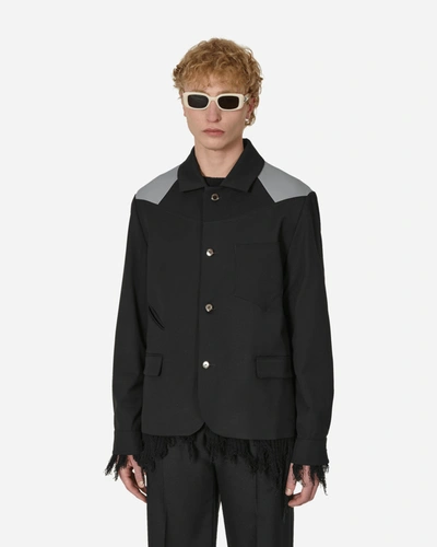 Kiko Kostadinov Kreuk Blazer In Black