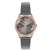 HENRY LONDON Ladies 34mm Finchley Leather Watch With Stone set Bezel