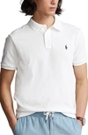 Polo Ralph Lauren Embroidered Logo Short-sleeve Polo Shirt In White