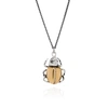 Yasmin Everley Jewellery Gilded Rhino Beetle Necklace