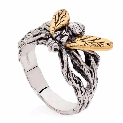 Yasmin Everley Jewellery Gilded Hoverfly Ring