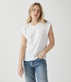Michael Stars Slub Crewneck Tee In White