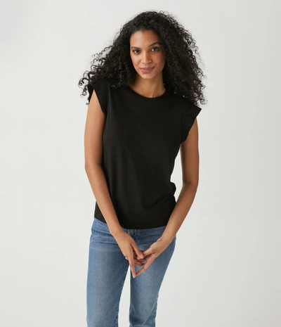 MICHAEL STARS JOEY POWER SHOULDER TEE