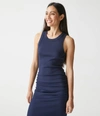 Michael Stars Wren Ribbed Midi Dress In Admiral