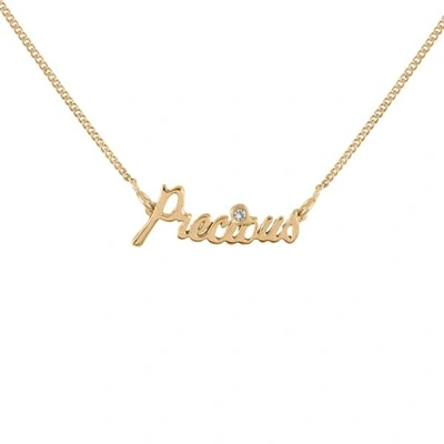 Gucci Precious Necklace Diamond & Gold Vermeil