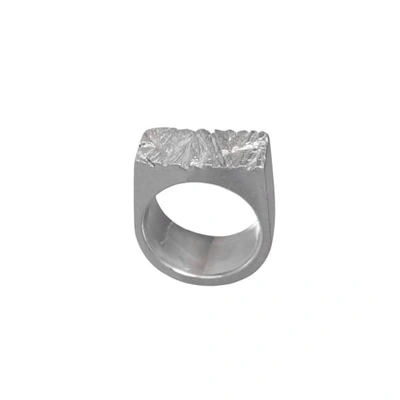 Edge Only Rugged Ring Silver